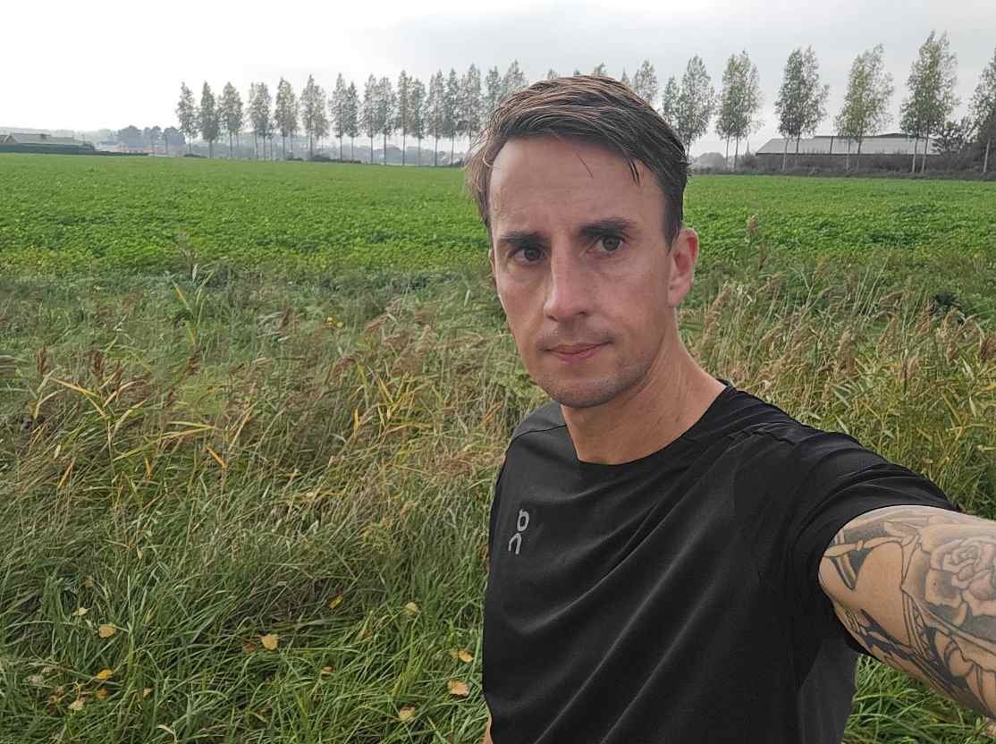 Passionate runner training
