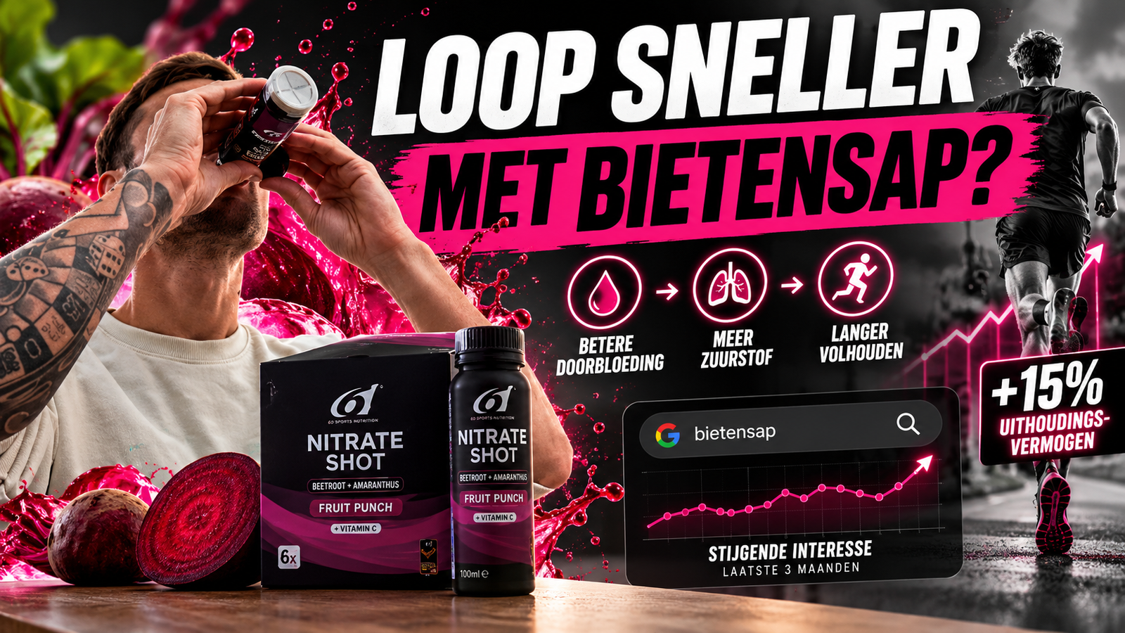 Bietensap voor hardlopers: werking, dosering en ervaring