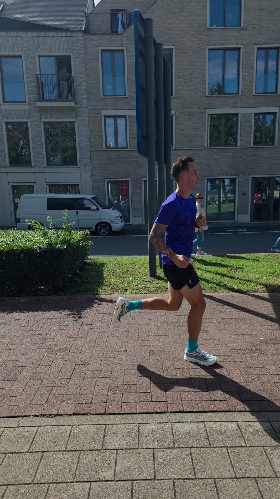 Tim Buysse finish Halve Marathon Nieuwpoort Long Course Weekend